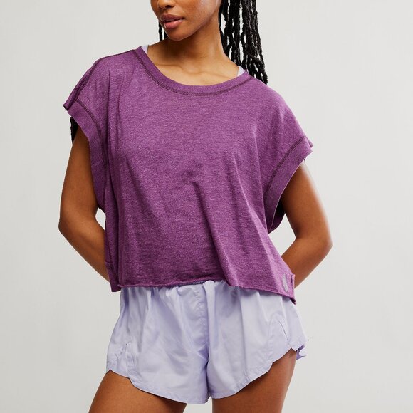 🆕 FP MOVEMENT My Time Tee / Black Cherry - Picture 2 of 7